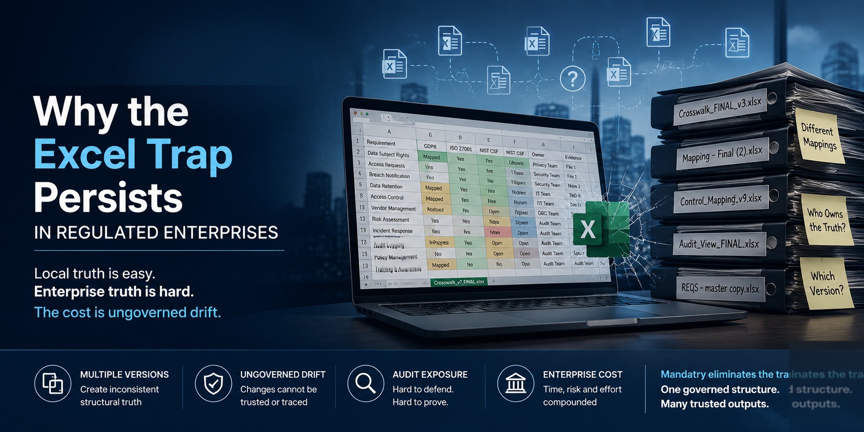 Why the Excel Trap Persists in Regulated Enterprises