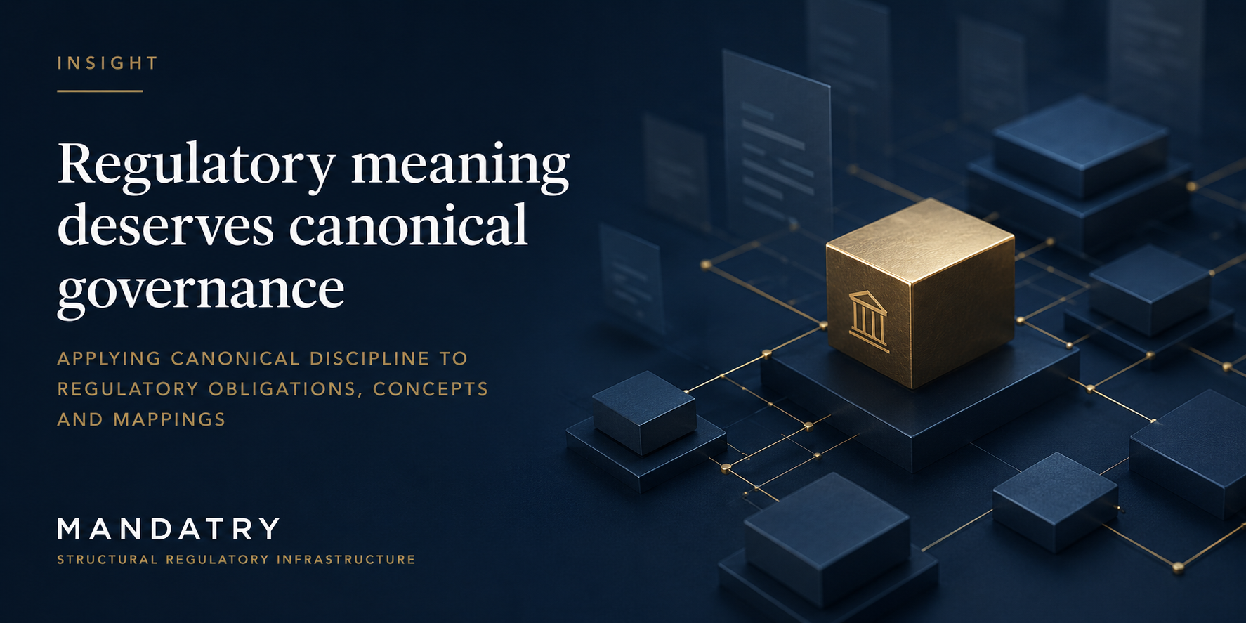 How Other Industries Govern Meaning (And Why Compliance Should Too)